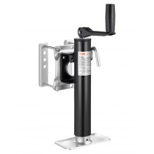 VEVOR Gato para Remolque, Capacidad de Carga Dinámica de 907 kg, Gato para Remolque con Pernos Soporte de Elevación de 254 mm con Manija para Remolque de RV, Remolque para Yates, Remolque Utilitario