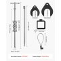 VEVOR Juego de Extractores de Eje Homocinético Interno con Martillo Deslizante 16 mm a 48 cm y Adaptador de Horquilla de Junta Homocinética 5 y 6.35 cm, a Mecánicos y Aficionados al Bricolaje