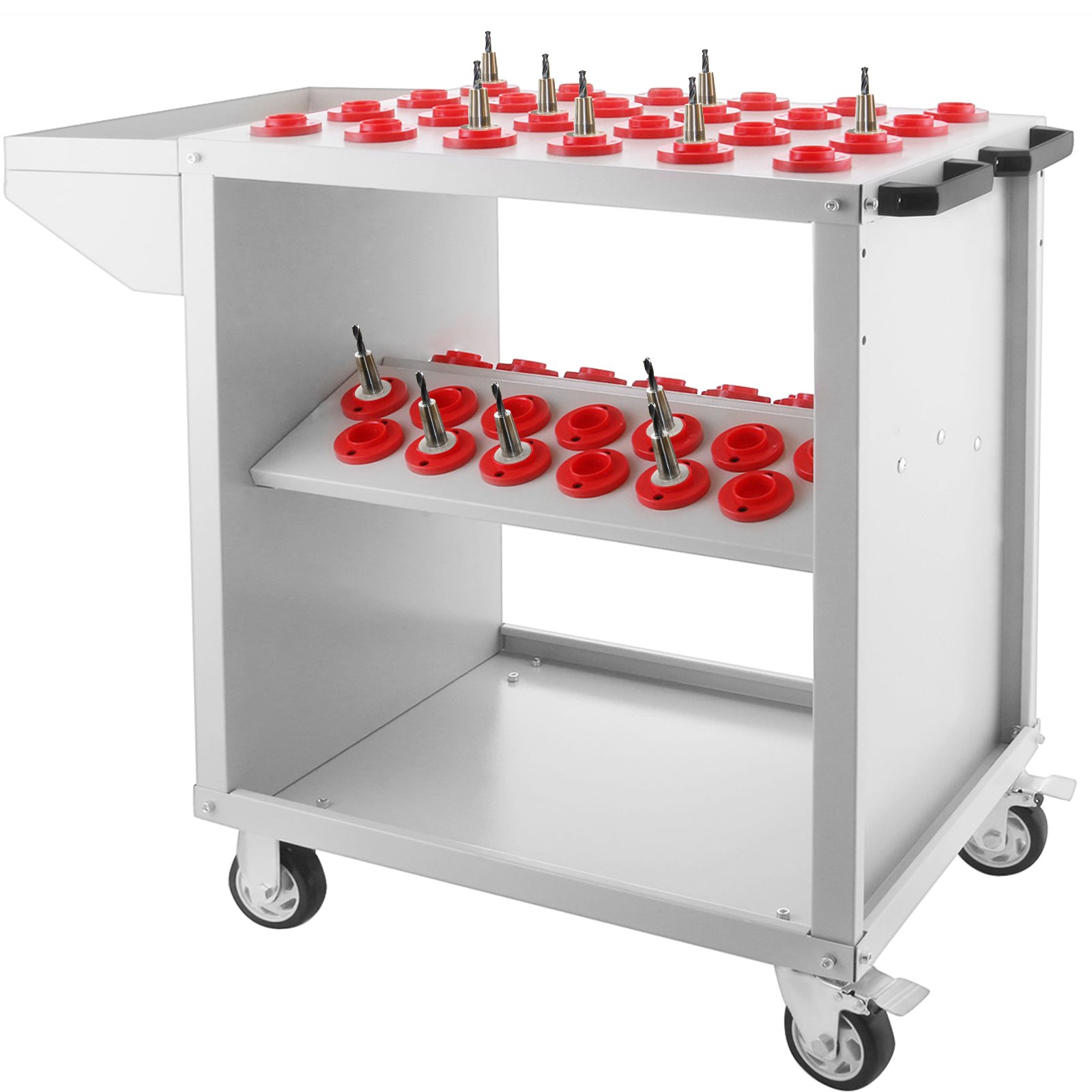 Bt30 carro De Herramienta Cnc Tool Cart Trolley 2 Niveles 50 Portaherramientas