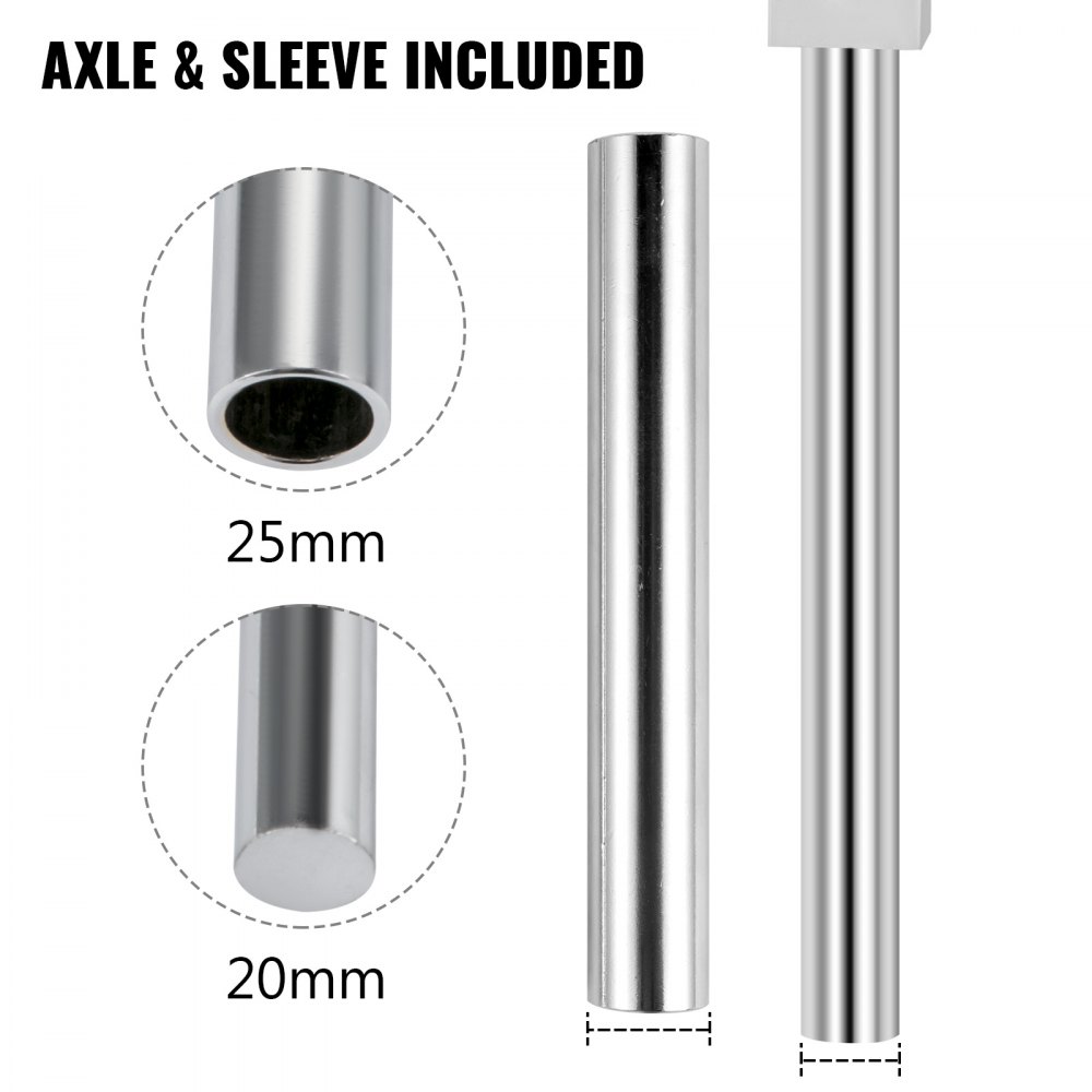 VEVOR Desmontadora de Neumáticos 16'' a 21'' Moto Cambiador de Neumáticos Manual de Acero al Carbono Tire Changing Tools 20mm Eje con Piñón y Cremallera para Montaje Desmontaje Ruedas de Motocicleta