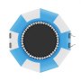 VEVOR Trampolín Inflable de Agua Trampolín Hinchable de Agua 200 x 50 cm Plataforma de Natación Portátil con Escalera y Bomba de Aire Eléctrica Rebotador Flotante para Niños, Piscina, Azul y Blanco