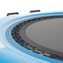 VEVOR Trampolín Inflable de Agua Trampolín Hinchable de Agua 200 x 50 cm Plataforma de Natación Portátil con Escalera y Bomba de Aire Eléctrica Rebotador Flotante para Niños, Piscina, Azul y Blanco