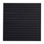 VEVOR Tool Wall 1230x1235x20 mm, PVC Garage Slatwall, 136 kg per panel, black wall organizer, slatwall panel with coupling structure & DIY cutting, suitable for storage & presentation
