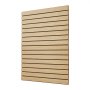 VEVOR Tool Wall 1220x1220x18mm, MDF Garage Slatwall with Modular Design, Wall Mounts, 11.3 kg Slatwall Panel with Interlocking Structure & DIY Cutting, Suitable for Storage & Presentation