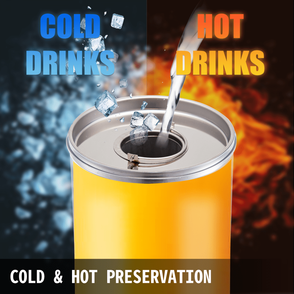 Dispensador De Bebidas Con Grifo Frío Y Caliente 11l * 2, Acero Inoxidable + Pc