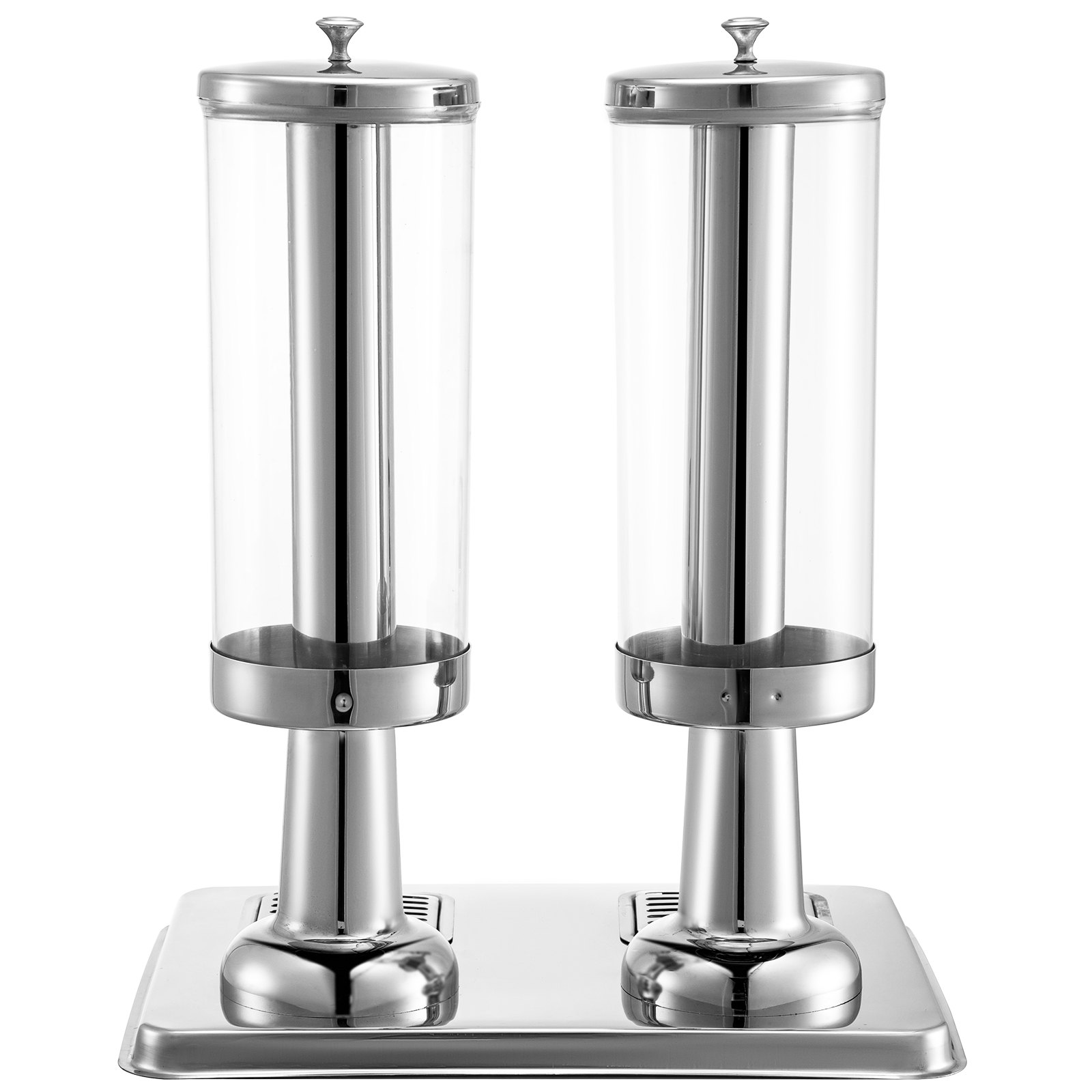 Dispensador De Bebidas Con Grifo Frío Y Caliente 11l * 2, Acero Inoxidable + Pc