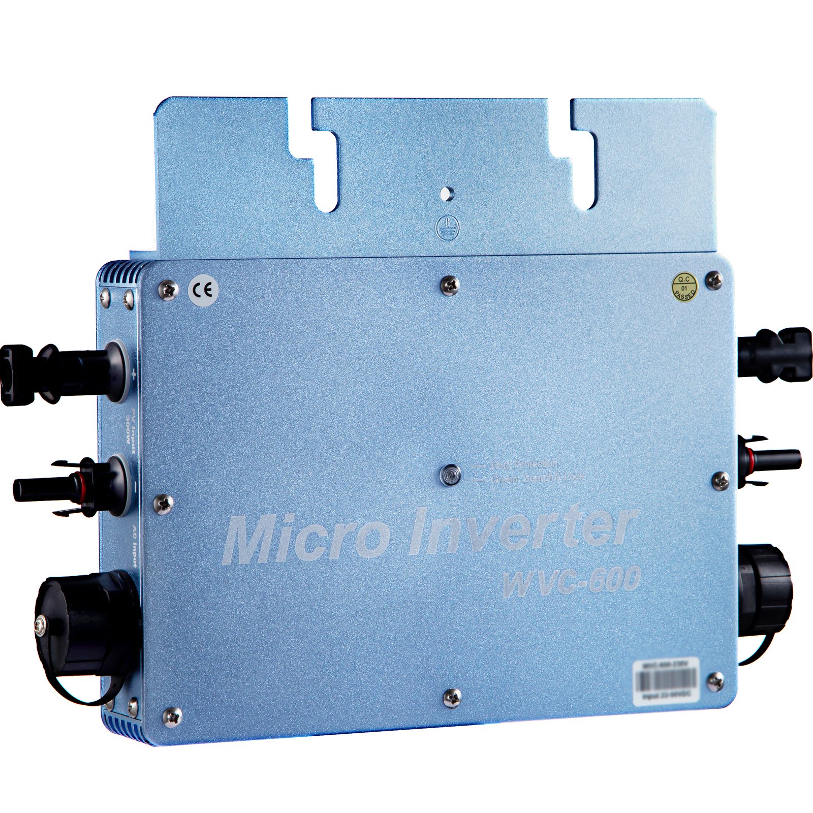 Vevor Micro Inversor Solar De Conexión A Red Inversor De Corriente 600 W 230 V