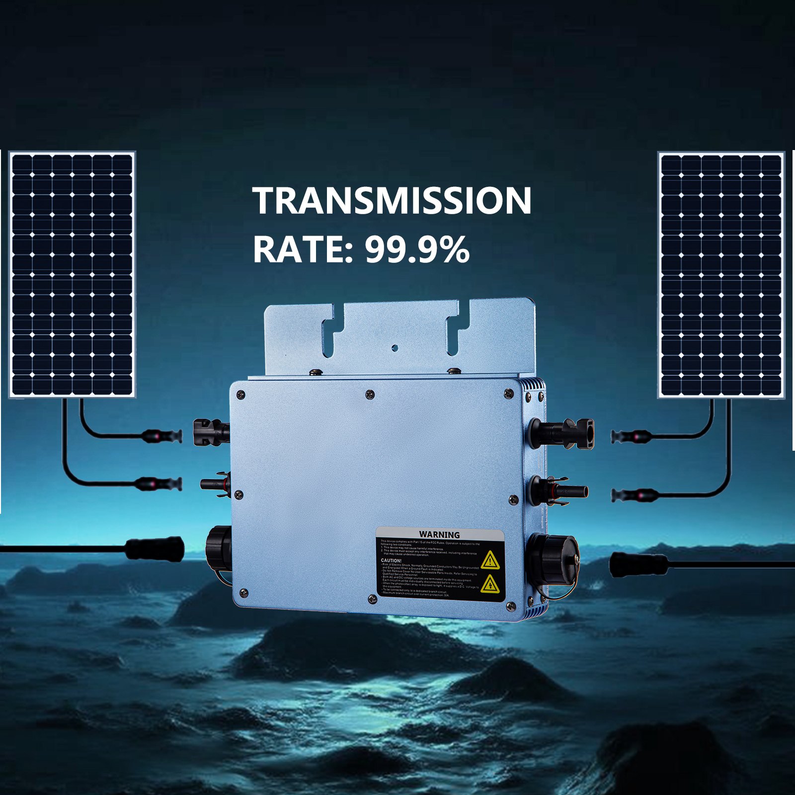 Vevor Micro Inversor Solar De Conexión A Red Inversor De Corriente 600 W 230 V