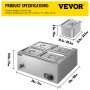Food Warmer Stainless Steel Electric Hot Well Price Brand Good Prestige