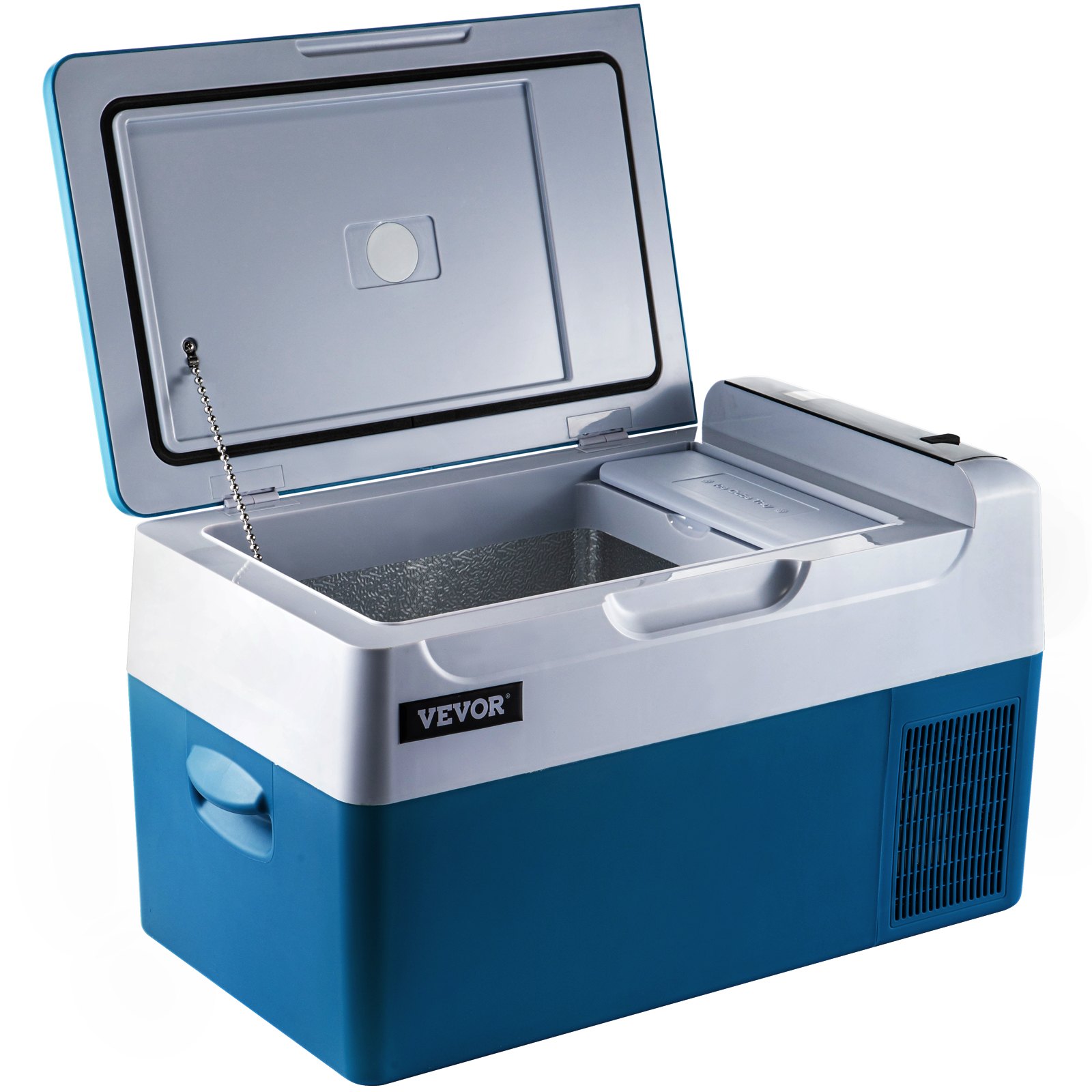 VEVOR Refrigerador portátil de 23 cuartos de galón (22 litros), control de aplicación de refrigerador de 12 voltios (-4 °F ~ 68 °F), refrigerador de compresor eléctrico para coche con 12/24 V CC y 1