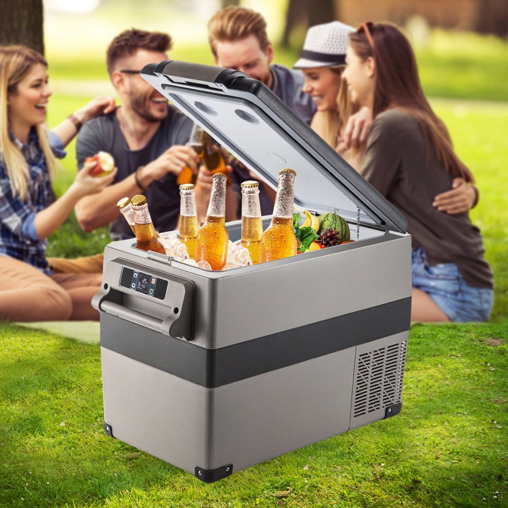 VEVOR Nevera Portátil Coche 45 L Nevera de Absorción Portátil, Neveras de Gas Butano Nevera Coche Nevera Termoeléctrica Portátil Nevera Portátil Eléctrica Nevera Camping Nevera Trivalente Nevera Vinos
