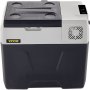VEVOR Car Refrigerator, 12 Volt Car Refrigerator Fridge, 50 L Single Zone Portable Freezer with Wheels and Handle, -4℉-68℉, 12/24V DC and 100-240V AC Compressor Cooler for Outdoor, Camping