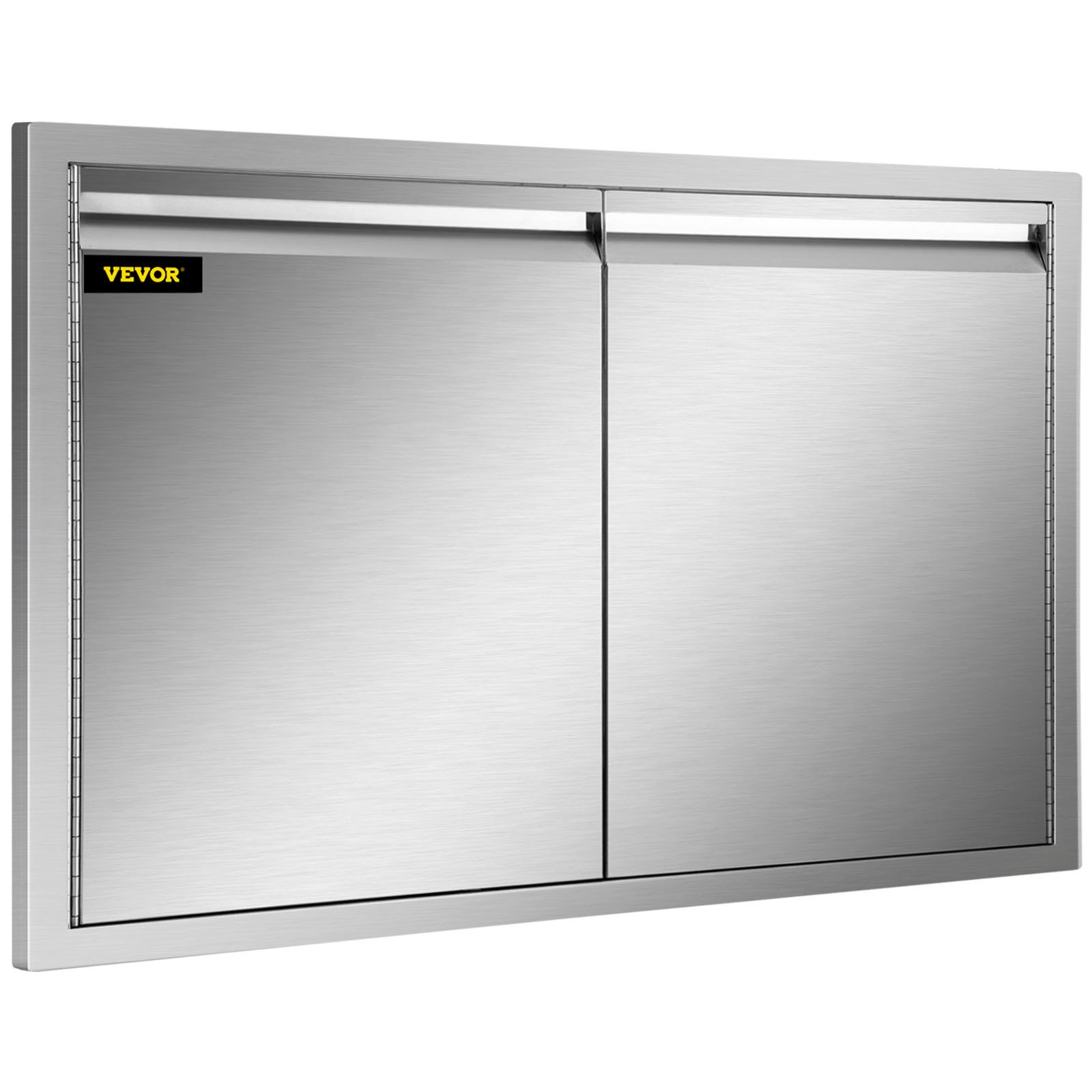 Vevor Puertas De Cocina De Acero Inoxidable Doble Puerta De Cocina 73,6 X 53 Cm
