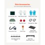 VEVOR Bañera de Mascotas 961x620x1220 mm de Acero Inoxidable, Puerta Izquierda
