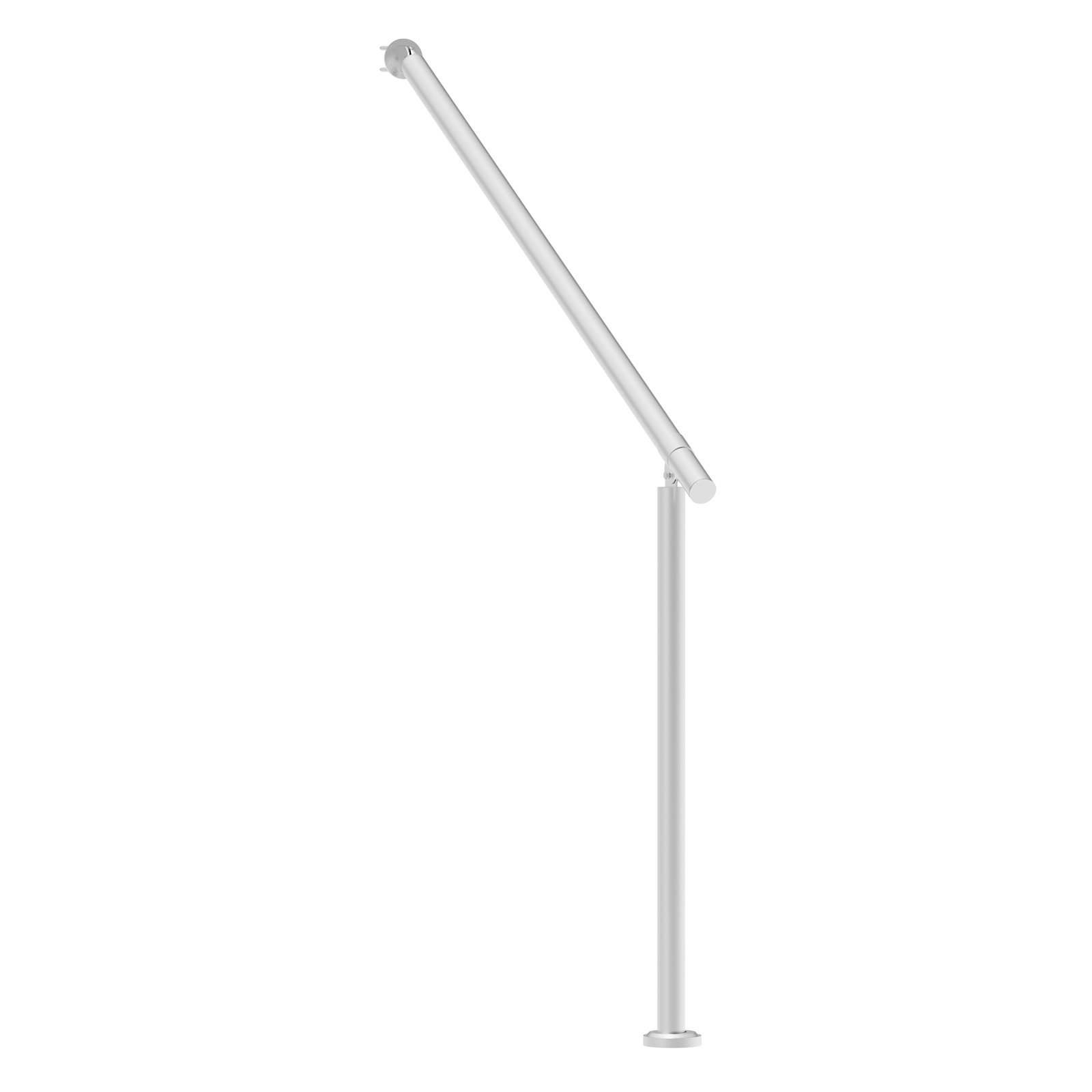 VEVOR Barandilla de Escalera 120 cm Pasamanos de Escalera para Escalones Exteriores de Acero Inoxidable Montaje en Pared y Suelo con Kit de Instalación para Personas Mayores, Porche, Terraza, Plata