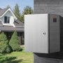 VEVOR Caja Eléctrica de Acero Inoxidable Gabinete Eléctrico 40x30x15cm IP66 Caja Impermeable Montada en Pared con Placa de Montaje Bisagra de Bloqueo para Equipos Electrónicos Eléctricos al Aire Libre