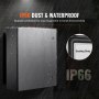 VEVOR Caja Eléctrica de Acero Inoxidable Gabinete Eléctrico 60x50x20cm IP66 Caja Impermeable Montada en Pared con Placa de Montaje Bisagra de Bloqueo para Equipos Electrónicos Eléctricos al Aire Libre