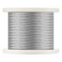 VEVOR wire rope set, 3.18mm x 305m, 316 stainless steel cable with cutter and gloves, 7.1kN breaking strength, 7 x 7 strands, construction grade for handrails, stairs, terraces, outdoor fences