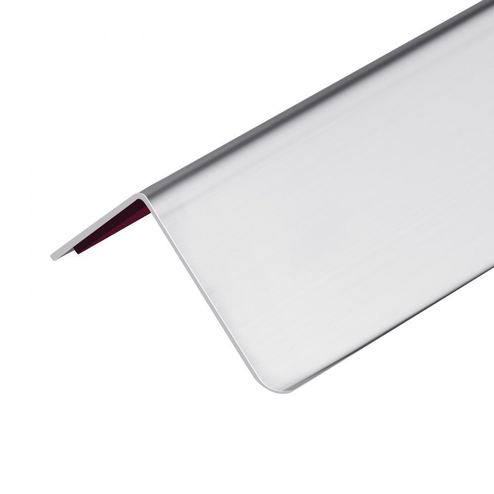 VEVOR Protector de Esquinas de Pared de Acero Inoxidable, 38 x 38 x 1217 mm, Borde de Acero Inoxidable 304 en Ángulo de 90 Grados para el Hogar, la Oficina, con Cinta Adhesiva de 3 m, 10 uds