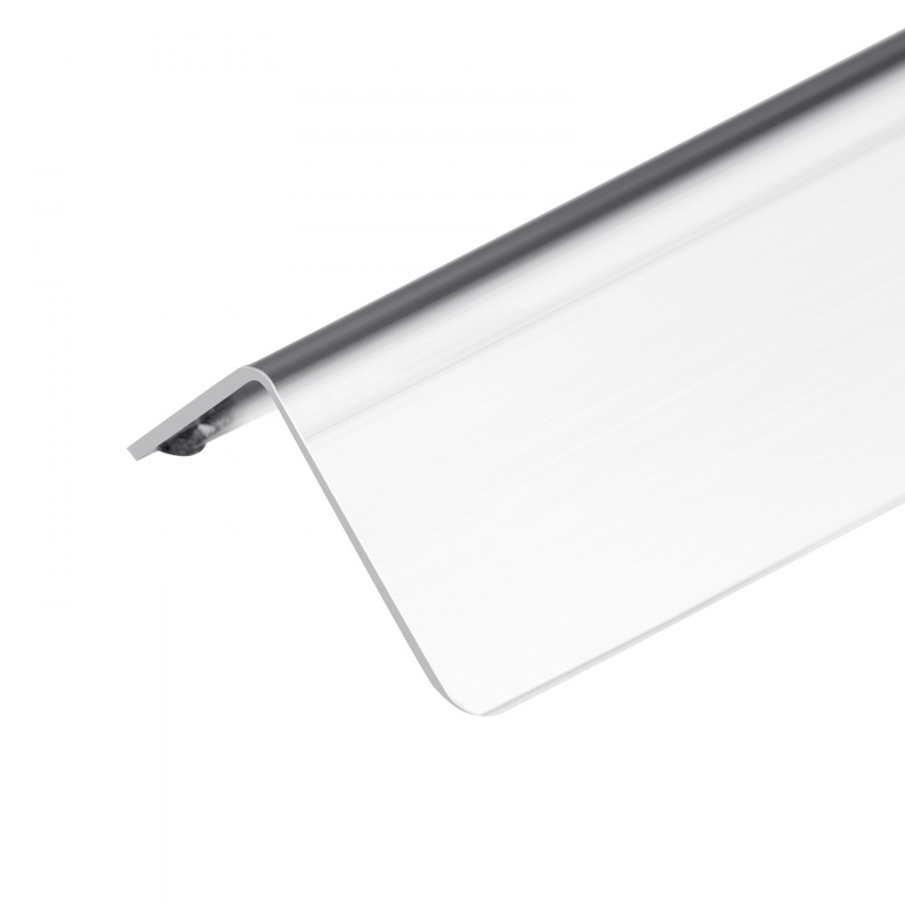VEVOR Protector de Esquinas de Pared de Acero Inoxidable, 25 x 25 x 1217 mm, Borde de Acero Inoxidable 304 en Ángulo de 90 Grados para el Hogar, la Oficina, con Cinta Adhesiva de 3 m, 10 uds