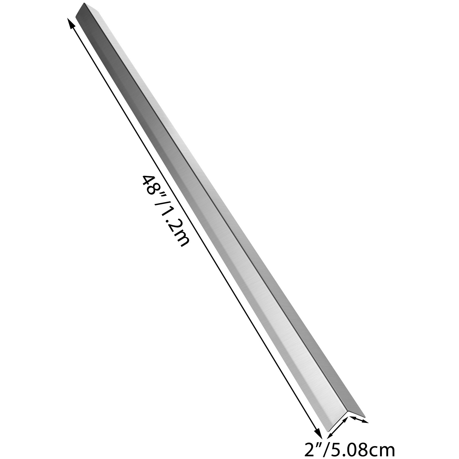 Vevor 2 Pcs Perfil De Protección Esquina De Acero Inoxidable 2 X 2 X 48 Pulgadas