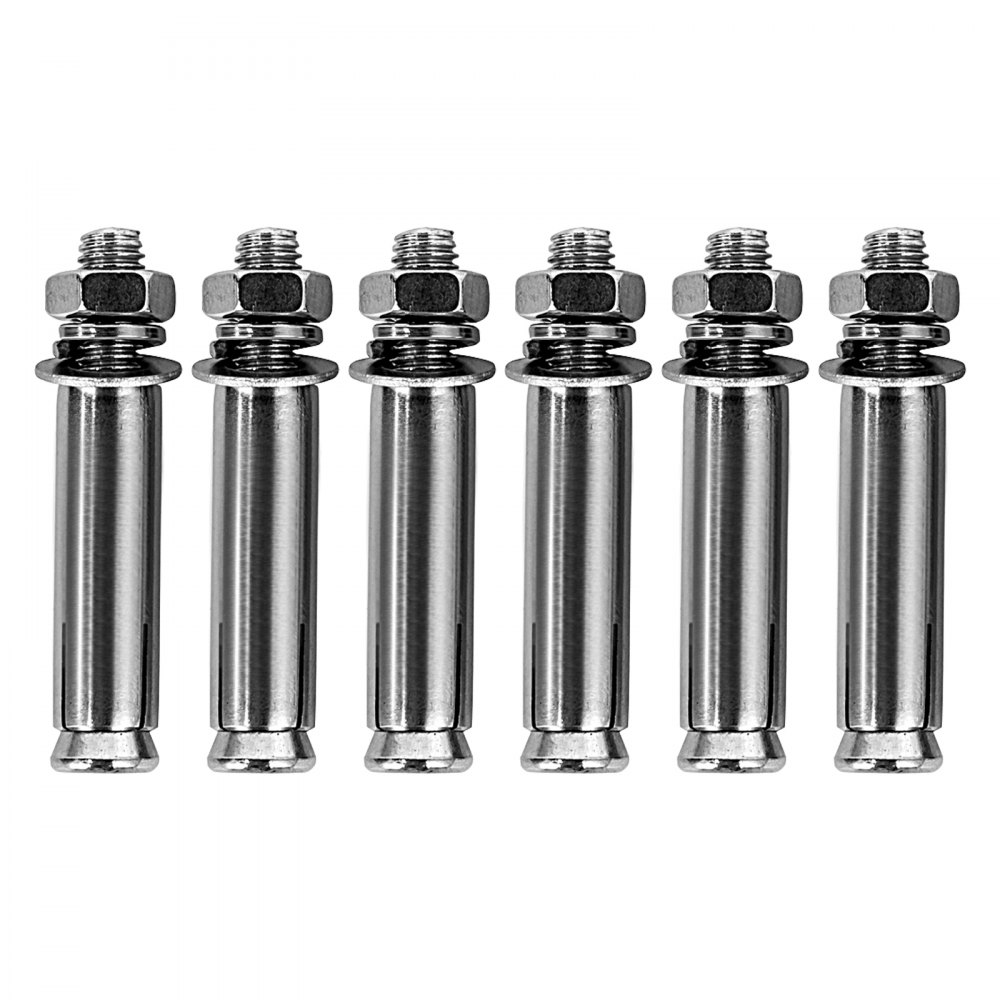 Vevor Pasamanos De Acero Inoxidable Con 2 Barras Transversales De Seguridad 1,5m