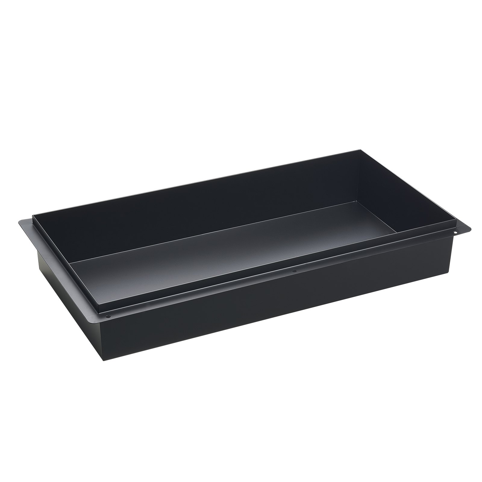 VEVOR Nicho de Ducha Empotrado 33x63,5x10,2 cm Estante Divisor de Pared de Acero Inoxidable Organizador de Jabón y Champú sin Marco Sellado Impermeable Duradero Fácil de Instalar para Baño, Negro