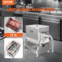 VEVOR Mezclador de Carne Manual con Inclinación de 10 L Acero 560 x 255 x 465 mm