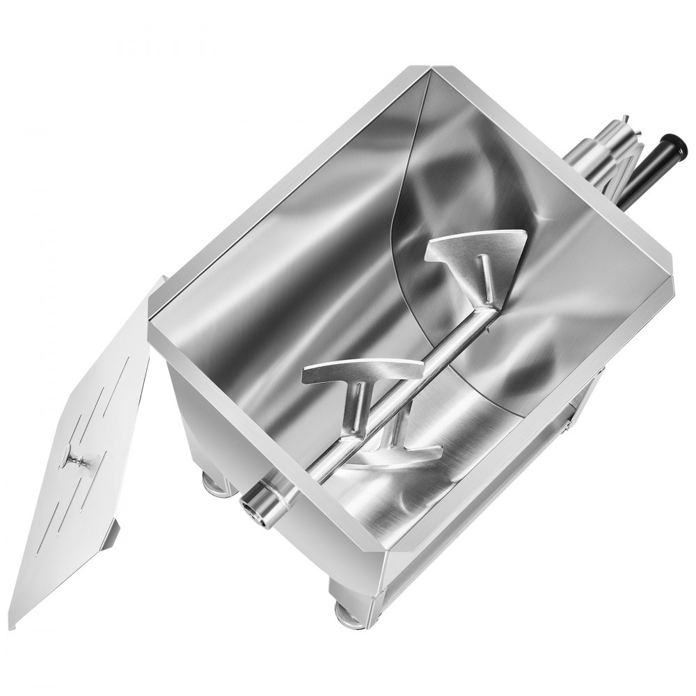 VEVOR Mezclador Manual de Carne de 20 L Acero Inoxidable de 568 x 330 x 450 mm