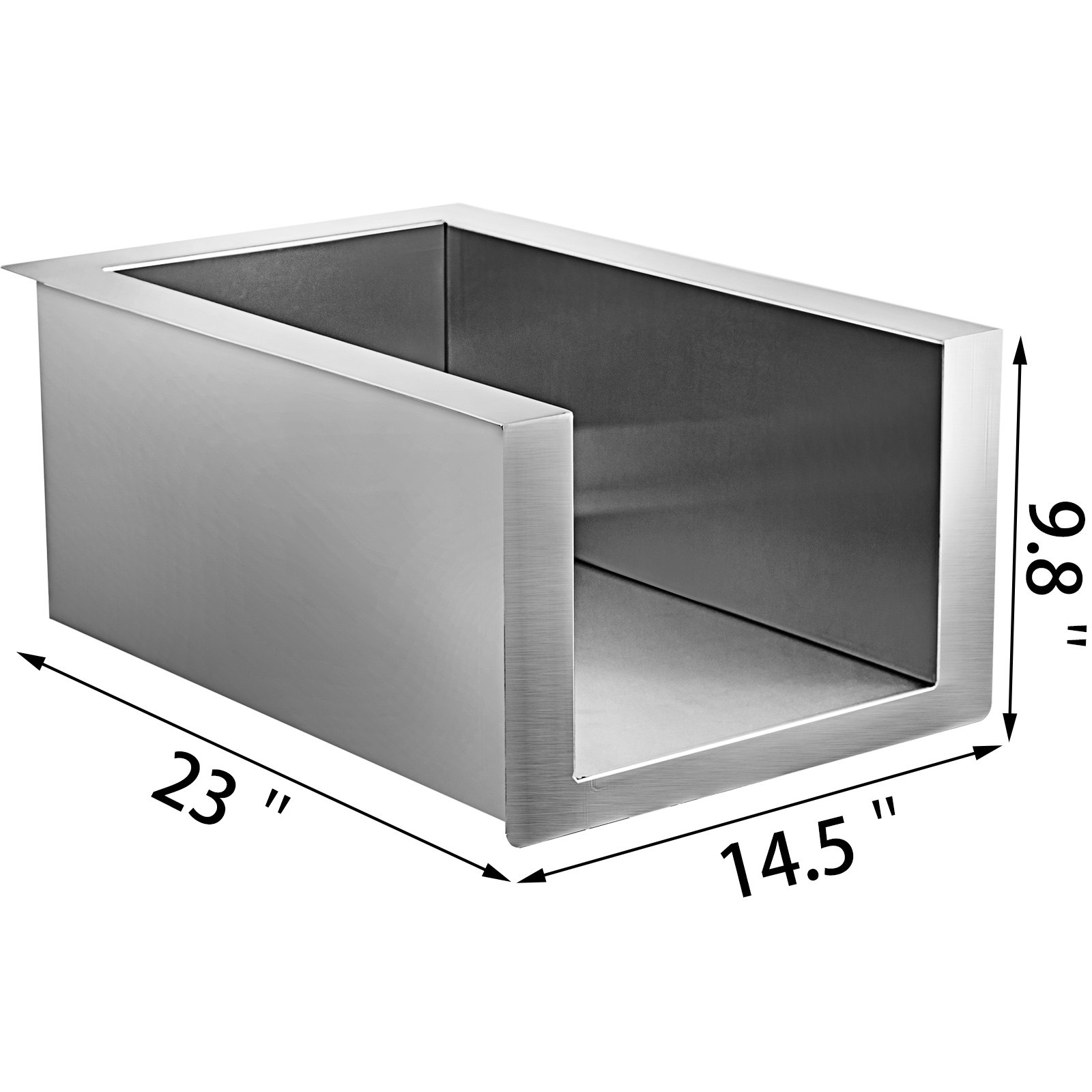 VEVOR Chaqueta Aislante para Parrillas de Gas, Plata 36,8 x 76,2 x 24,9 cm, Chamarra Aislante para Parrilla de Gas de Acero Inoxidable 304, Manga con Aislamiento para Parrillas de Gas de 2 Quemadores