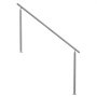 VEVOR Handrails for Outdoor Stairs, 180 cm Long Stair Handrail Set, Stainless Steel Transition Railing with Mounting Kit, Double-Post Stair Handrails for Seniors, Porch and Terrace