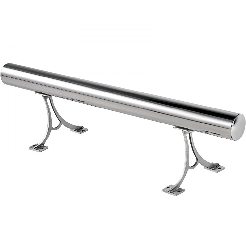 Kit De Barra Extensible Acero Inoxidable Soporte De Barra De 60cm Rieles De Pie