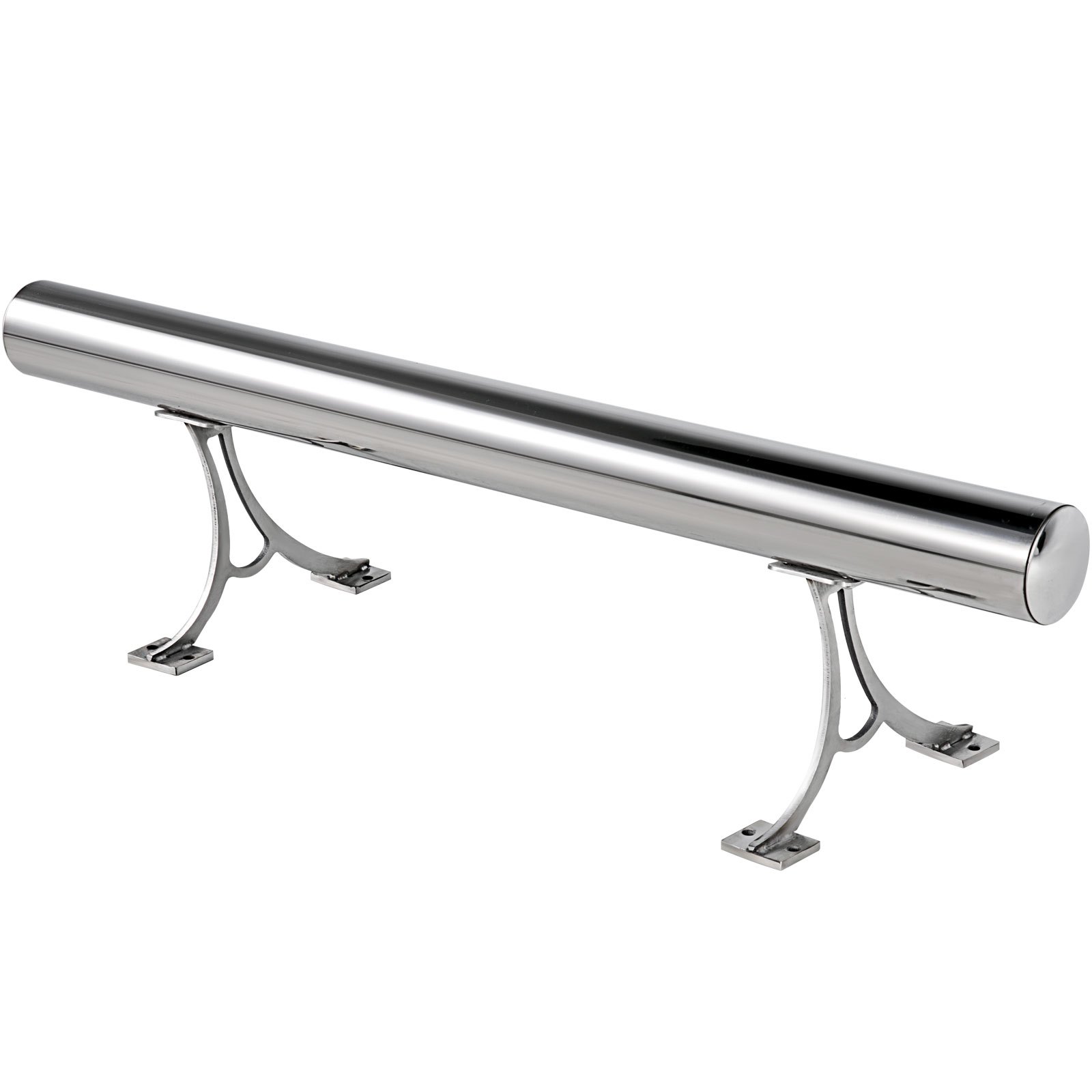 Kit De Barra Extensible Acero Inoxidable Soporte De Barra De 60cm Rieles De Pie