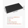 VEVOR Paneles Acústicos de Fibra de Vidrio, Paneles de Absorción de Sonido, Insonorizados Autoadhesivos, para Estudios, Oficinas, Cine en Casa, Salas de Reuniones, Negro, 600 x 300 x 50 mm, 4 uds