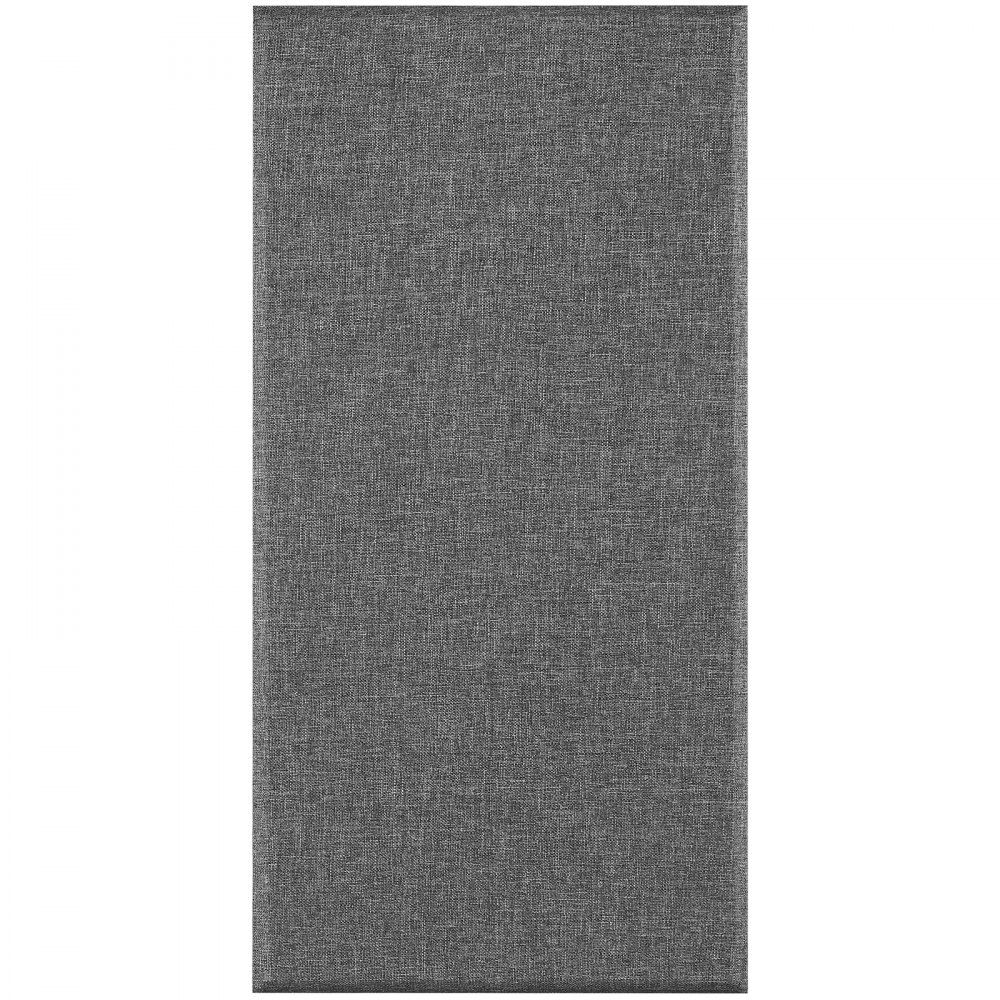 VEVOR Paneles Acústicos de Fibra de Vidrio, Paneles de Absorción de Sonido, Insonorizados Autoadhesivos, para Estudios, Oficinas, Cine en Casa, Salas de Reuniones, Gris, 600 x 300 x 50 mm, 4 uds