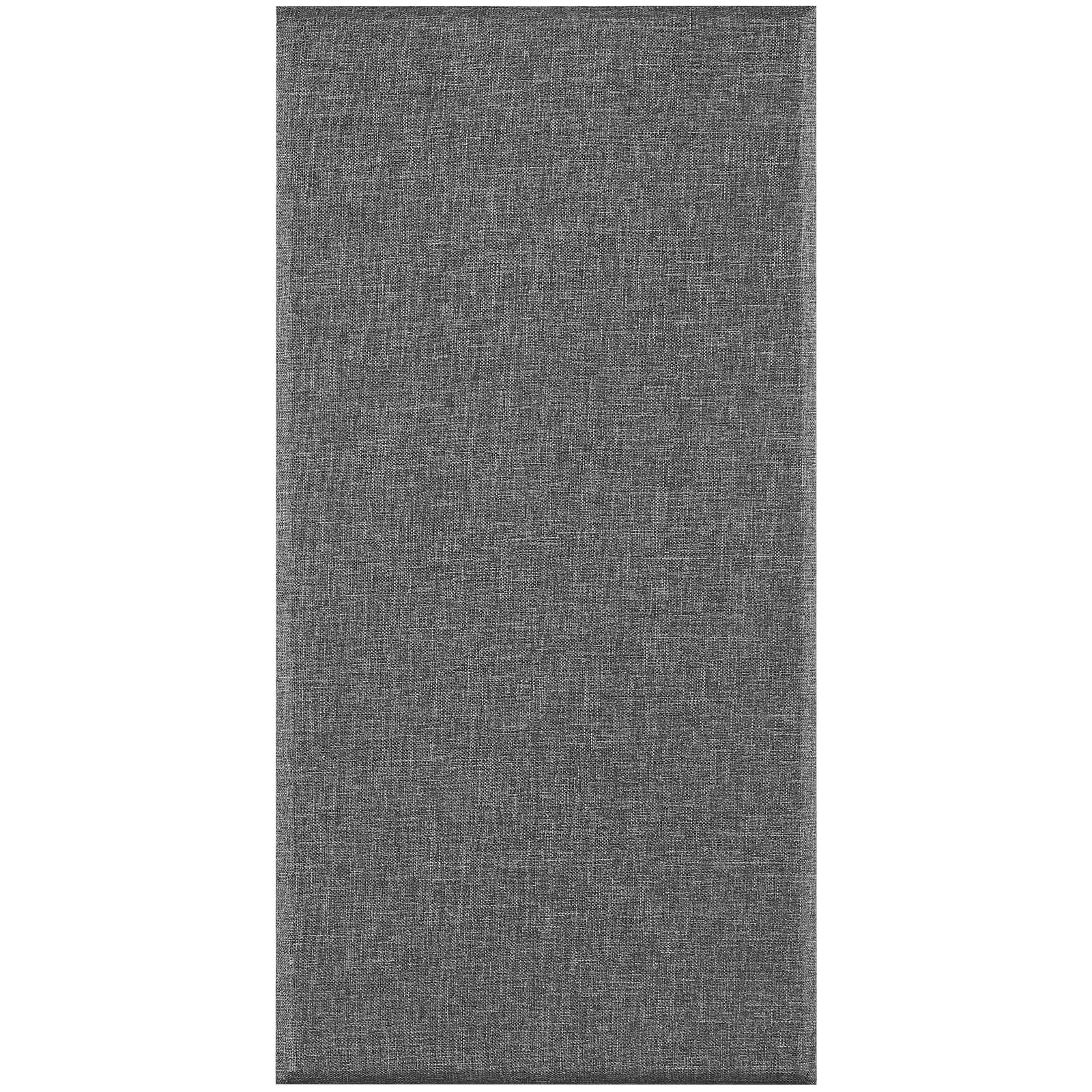VEVOR Paneles Acústicos de Fibra de Vidrio, Paneles de Absorción de Sonido, Insonorizados Autoadhesivos, para Estudios, Oficinas, Cine en Casa, Salas de Reuniones, Gris, 600 x 300 x 50 mm, 4 uds