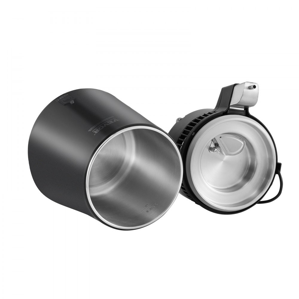 VEVOR Destilador de Agua 4L Máquina de Agua Destilada 1L/h 750W  Máquina de Destilación de Agua Interior en Acero Inoxidable de Grado Alimenticio Alta Eficiencia para Purificar Agua del Grifo, Negro