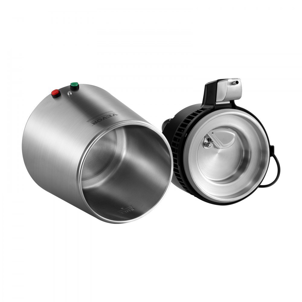 VEVOR Destilador de Agua 4 L Máquina de Agua Destilada 1 L/h 24 L/día Máquina de Destilación de Agua Interior en Acero Inoxidable de Grado Alimenticio Alta Eficiencia para Purificar Agua del Grifo