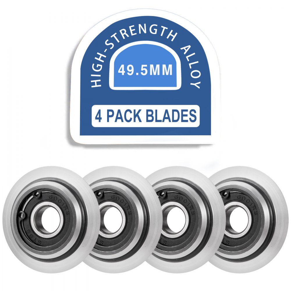 Vevor 4 Cuchillas De Repuesto Para Máquina Pelacables Con Grosor De 12 Mm