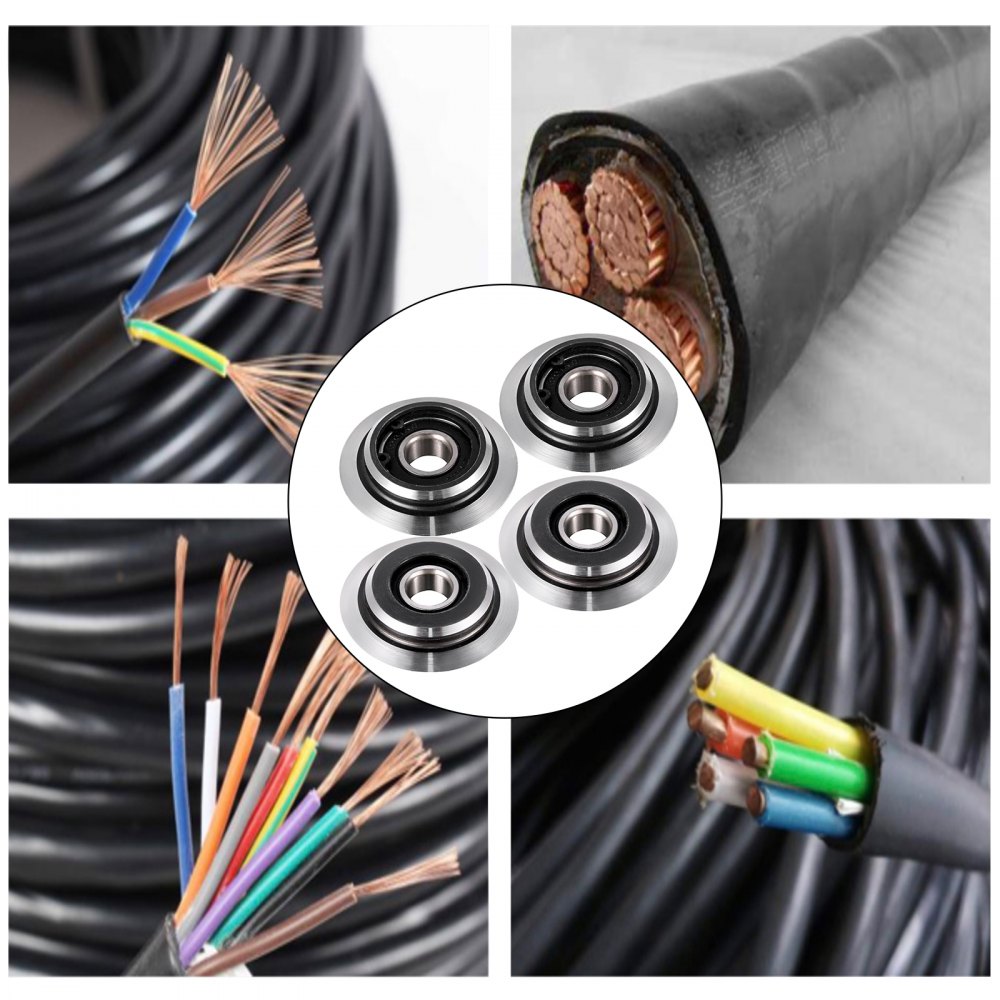 Vevor 4 Cuchillas De Repuesto Para Máquina Pelacables Con Grosor De 12 Mm