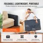VEVOR Mesa de Masaje Portátil de 600 mm de Ancho, 2 Mesas de Masaje Plegables y Ligeras, Cama de Tatuaje de Salón Ajustable de 8 Niveles de Altura, Mesa de Spa con Reposacabezas, Reposabrazos