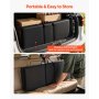 VEVOR Mesa de Bar Portátil 1100 x 390 x 880 mm, Barra de Fiesta Plegable, con Soportes Laterales Falda Estante de Almacenamiento Bolsa de Transporte, Estación de Bar Exterior para Feria Eventos Fiesta