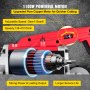 VEVOR Sierra de Cinta de Metal 220 V 1100 W Sierra de Cinta Profesional Tamaño de Corte 12,7 cm 137,8-472,4 Pies/min Sierra de Cinta de Corte para Metal, Acero, Aluminio y Cable Compuesto sin Base