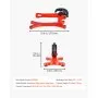 VEVOR Tornillo de Banco Portátil para Tuberías de Aluminio Liviano, Capacidad de Sujeción 0,32 a 3,8 cm, para Instalación, Reparación y Mantenimiento de Plomería en el Lugar, 270 x 115 x 130 mm