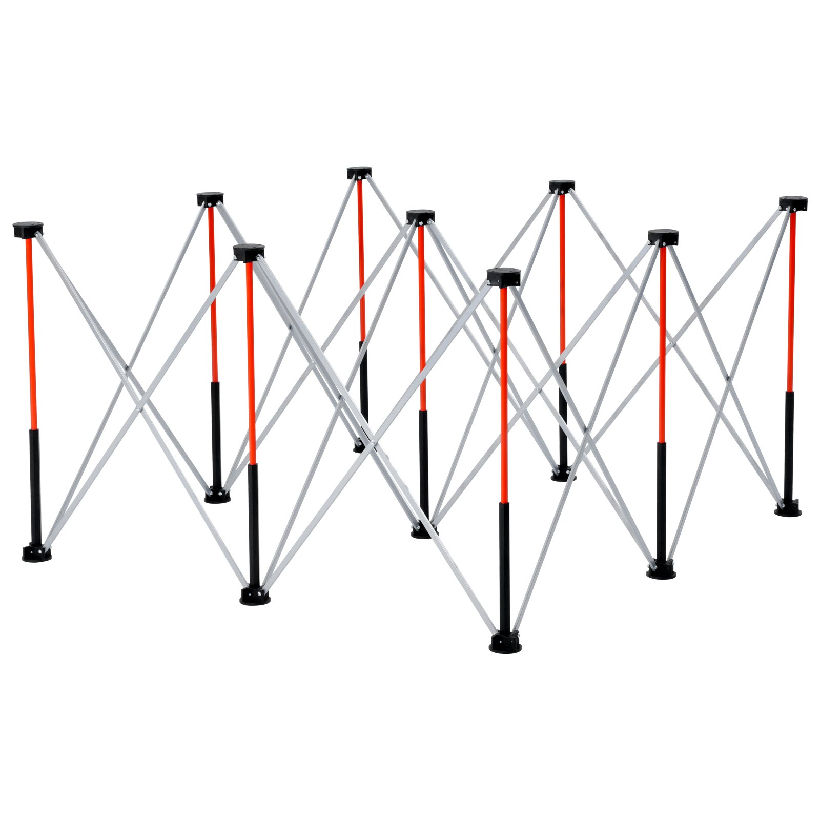 VEVOR Banco de Trabajo Plegable Portátil, Banco de Trabajo 1264 x 1264 x 733 mm con Bolsa de Almacenamiento (Tablero no Incluido), Capacidad de Peso de 1589 kg para Garaje, Taller y Exterior