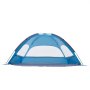 VEVOR Tienda de Playa para 3 Personas, Carpa de Refugio de Sol Protección UPF 50+, Carpa Portátil de Playa con Bolsa de Transporte y Bolsillos para Arena, para Acampar, Pescar, Picnics al Aire Libre