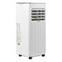VEVOR Portable Air Conditioner, 9000 BTU 2.6kW 3-in-1 Standing Cooling Ac Unit, LED Touch Panel & Remote Control, 24h Timer, Cooling/Dehumidifier/Fan Mode for Room Indoor, White, Energy Efficiency: A