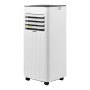 VEVOR Portable Air Conditioner, 9000 BTU 2.6kW 3-in-1 Standing Cooling Ac Unit, LED Touch Panel & Remote Control, 24h Timer, Cooling/Dehumidifier/Fan Mode for Room Indoor, White, Energy Efficiency: A