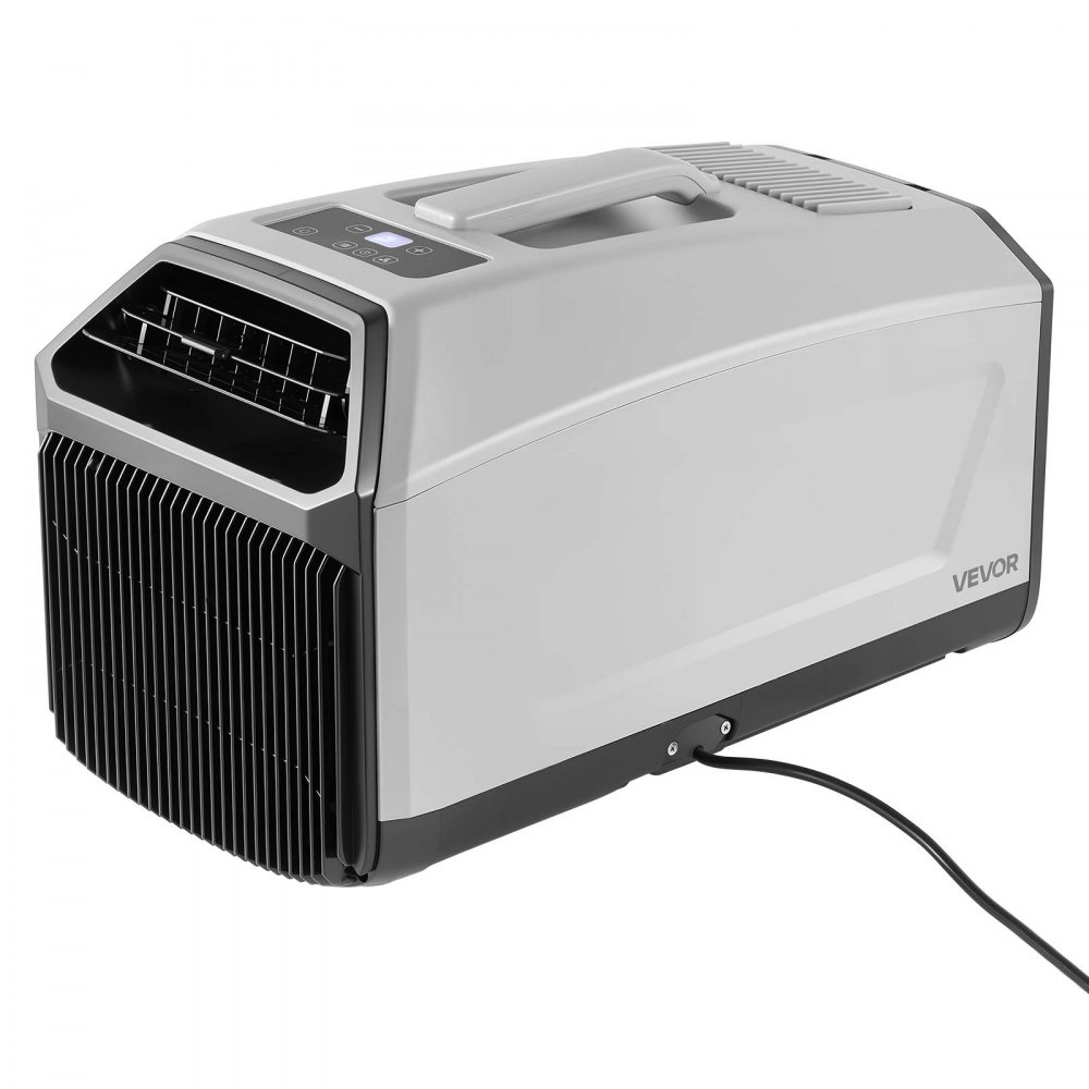 VEVOR Aire Acondicionado Portátil, 150 m³/h, 440 W con Manguera, Control Táctil, Mando Temporizador 1-24 h, Bajo Ruido, Aire Acondicionado para Camping, Tienda de Campaña, Caravana y Espacios Pequeños