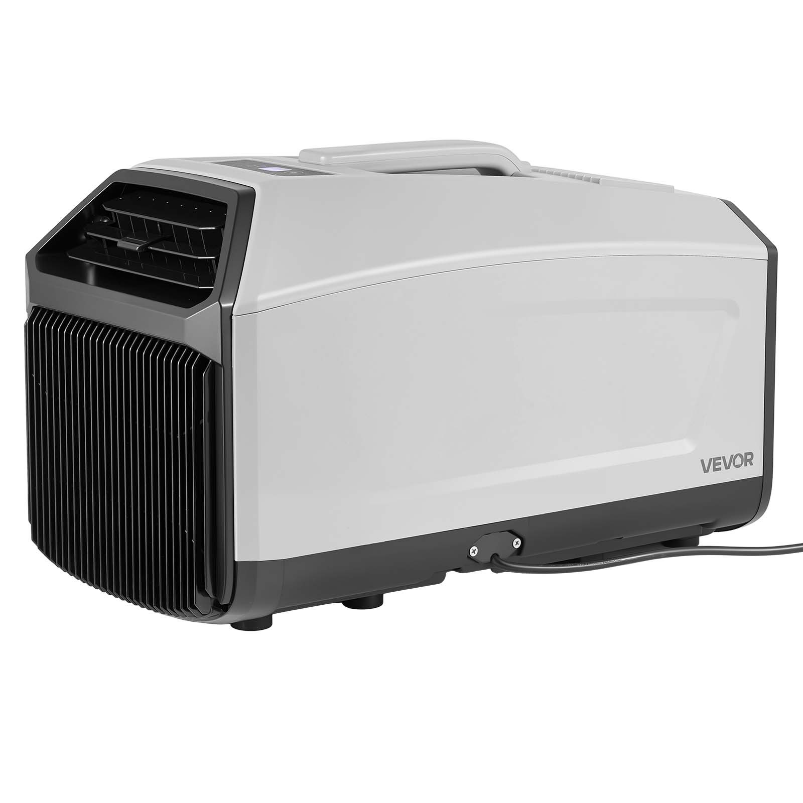 VEVOR Aire Acondicionado Portátil, 150 m³/h, 440 W con Manguera, Control Táctil, Mando Temporizador 1-24 h, Bajo Ruido, Aire Acondicionado para Camping, Tienda de Campaña, Caravana y Espacios Pequeños